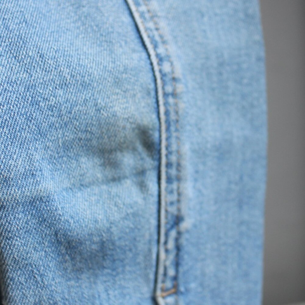 Market & Spruce Women's Blue Denim Button Closure Jean Jacket Size Medium - Picture 6 of 6